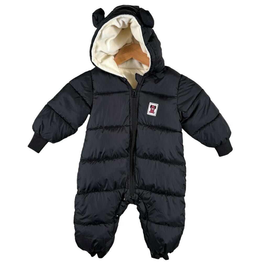 Cute Baby Boy Girls Snowsuit Jacket Infant Winter‎ Puffer Snow Wear Overalls